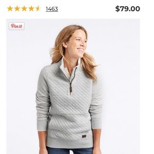 L.L. Bean Quilted Sweatshirt